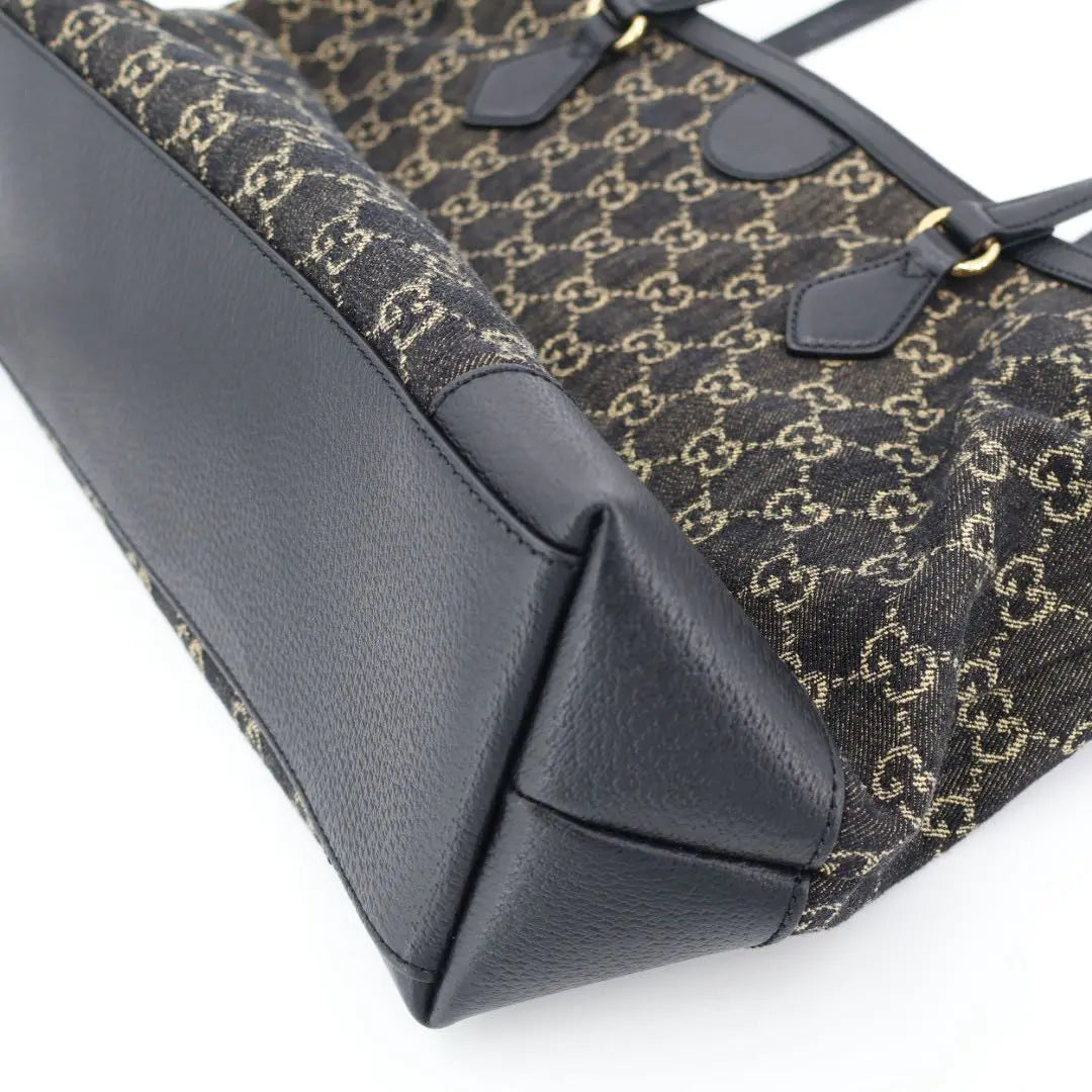 グッチ GUCCI オフィディア ミディアム トートバッグ 631685 ブラック GGジャカードデニム