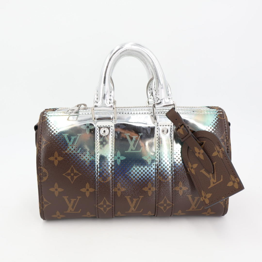 ヴィトン Louis Vuitton M23119 キーポル・バンドリエール25 モノグラム メタリック・ネビュラ 2WAYバッグ