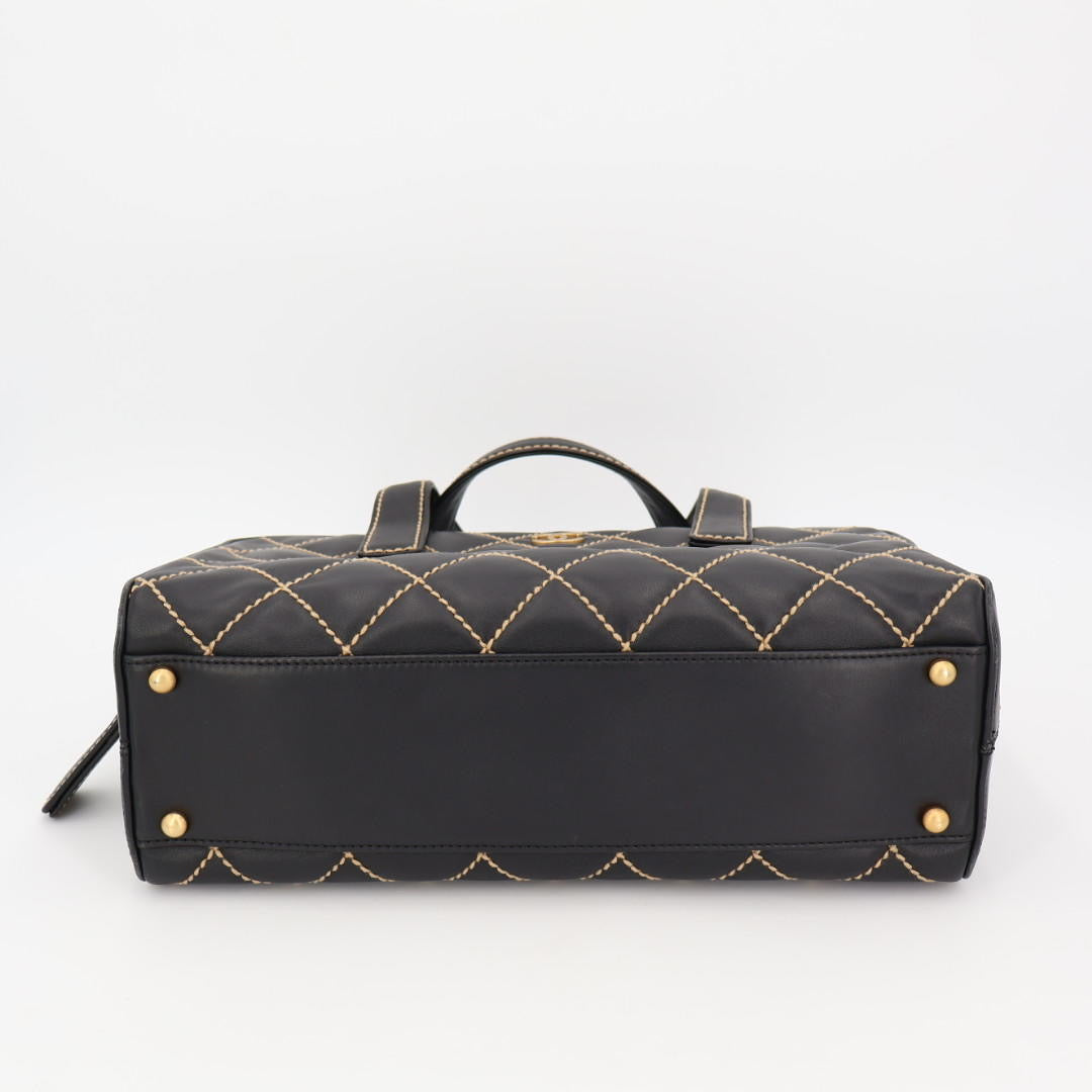 シャネル CHANEL ワイルドステッチ トートバッグ レディース