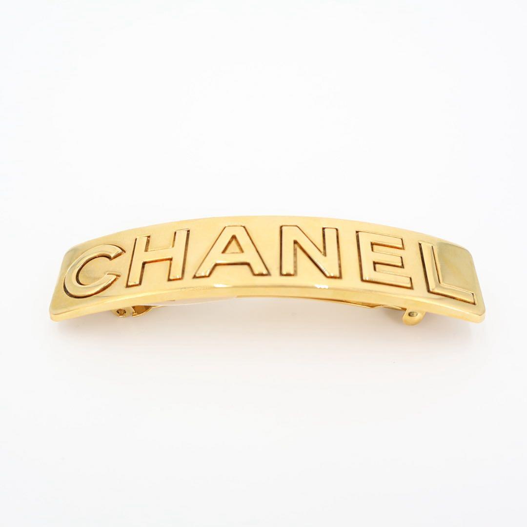 シャネル CHANEL シャネルロゴバレッタ バレッタ メタル
