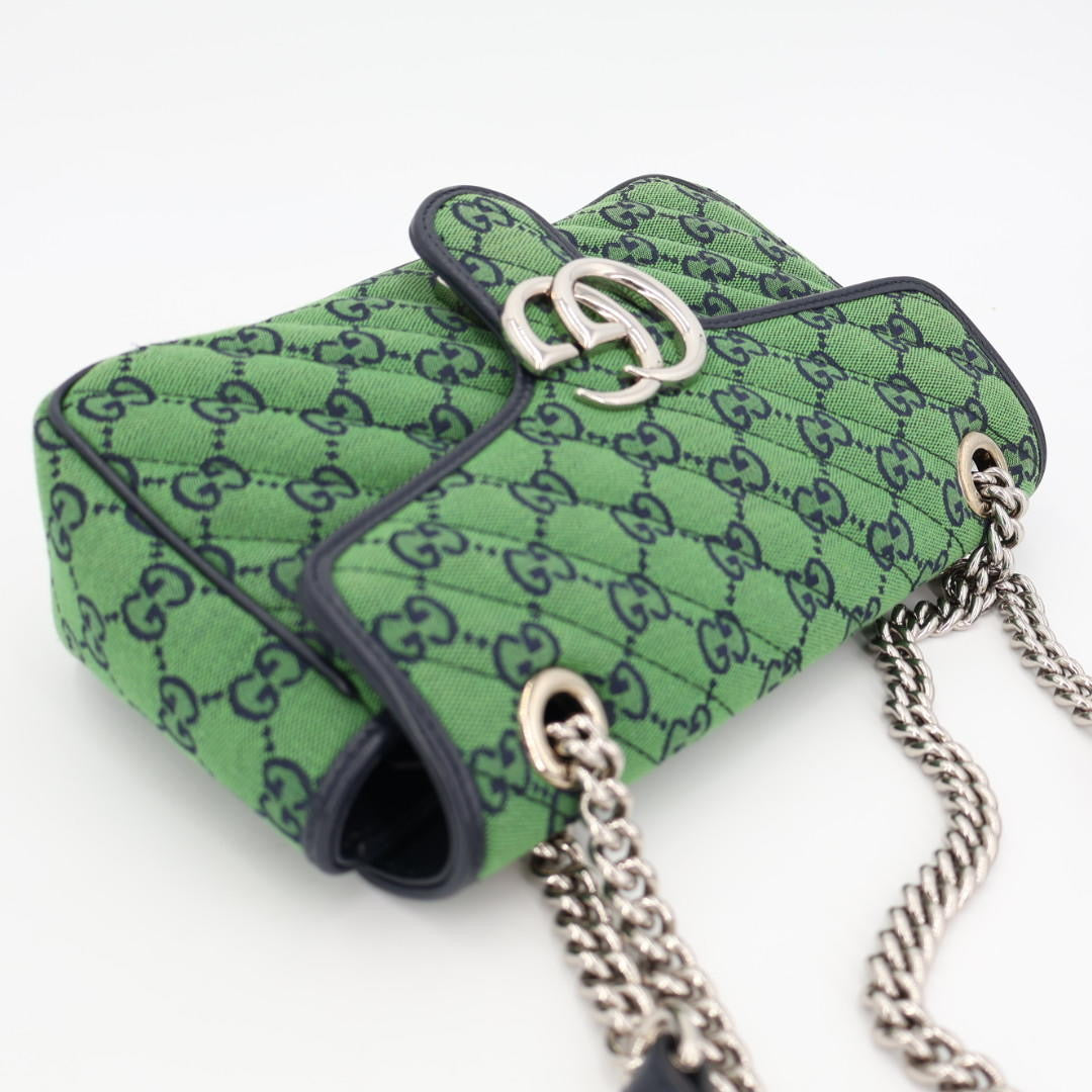 グッチ GUCCI グッチ GGマーモント マルチカラー スモール ショルダーバッグ