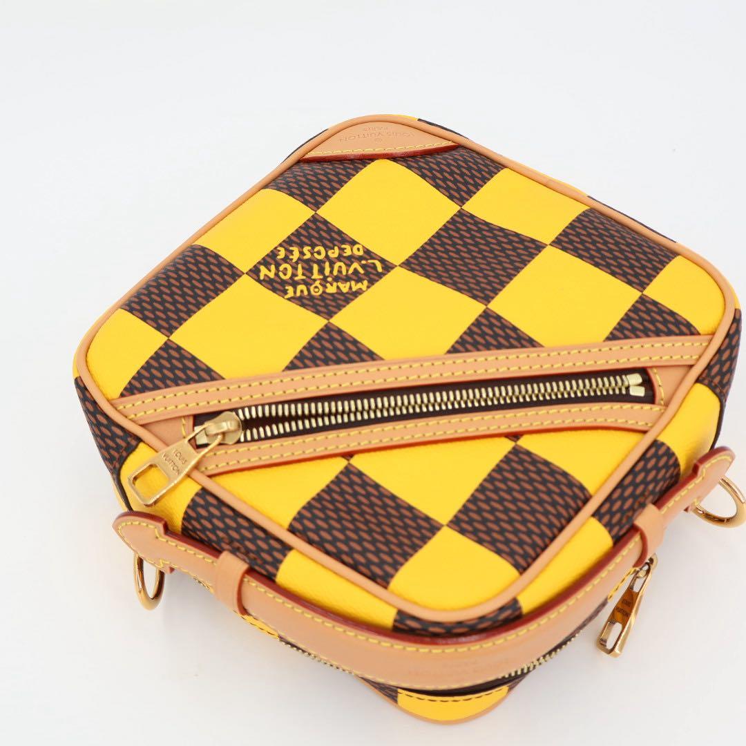 ルイヴィトン LOUIS VUITTON ショルダーバッグ ダミエ・ポップキャンバス チェス・メッセンジャー N40562 LOUIS VUITTON ハンドバッグ 美品