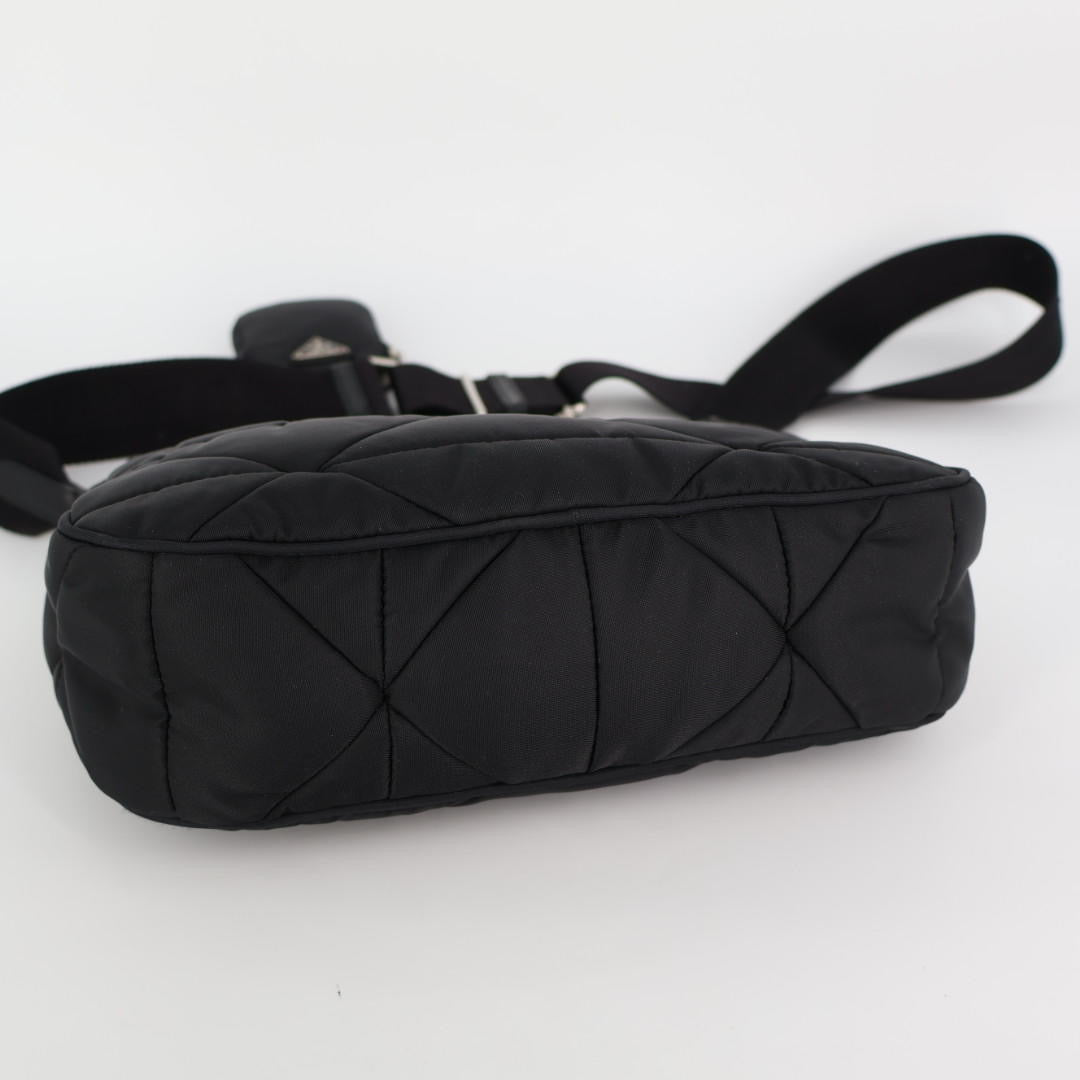 プラダ PRADA 1BC151 斜め掛け ショルダーバッグ NERO ブラック レディース 美品