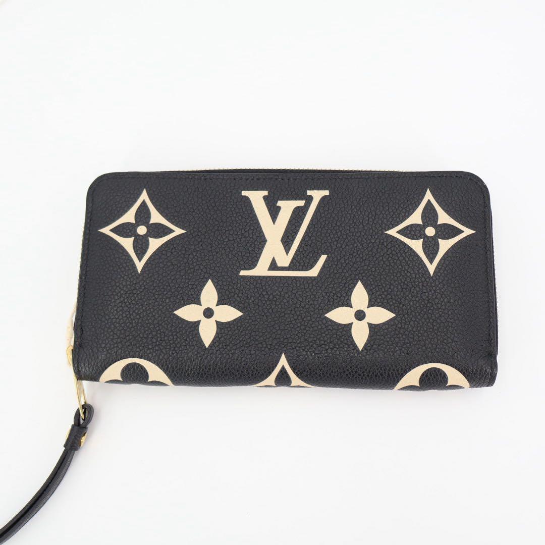 ルイヴィトン LOUIS VUITTON バイカラー モノグラム アンプラント ジッピー ウォレット レデ