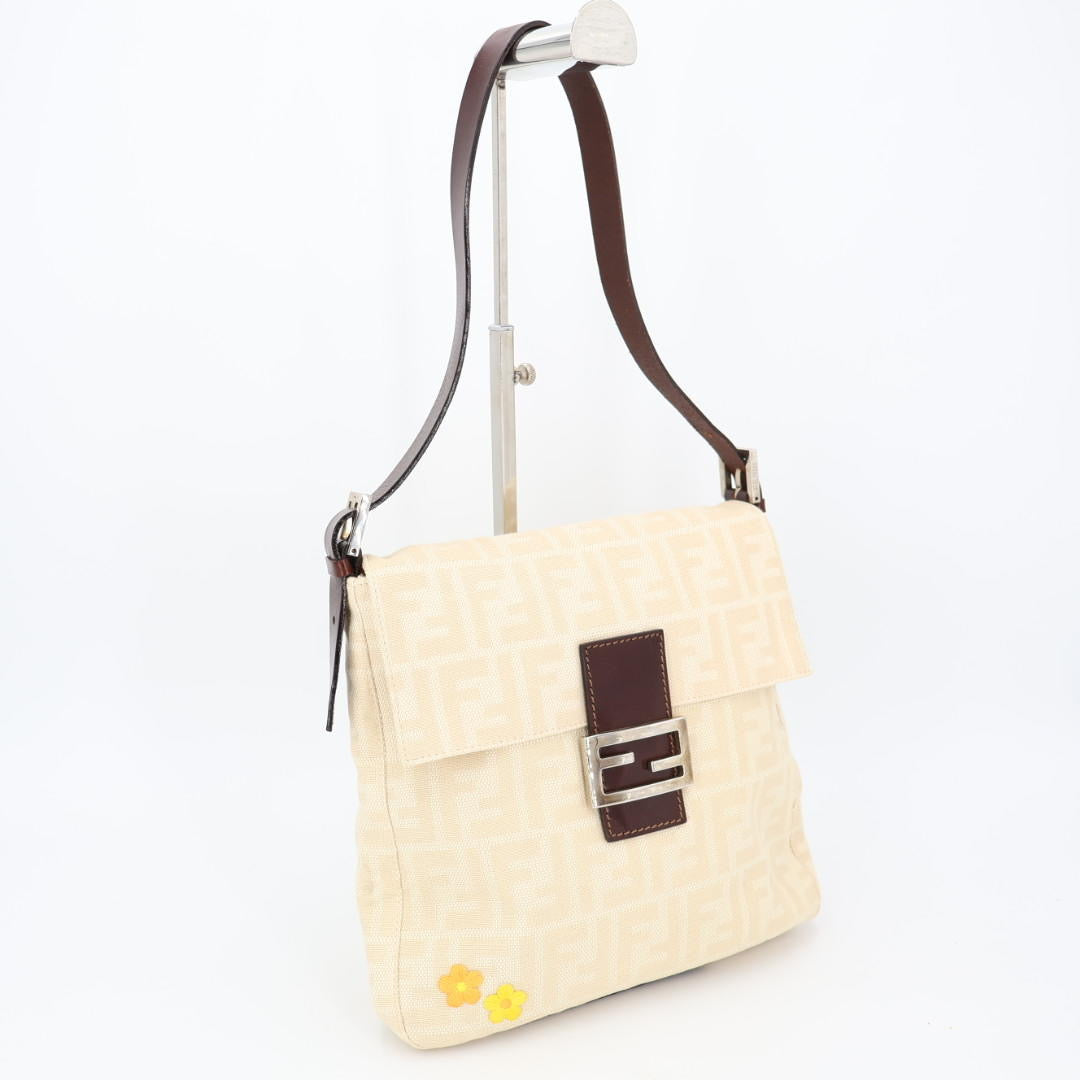 フェンディ FENDI ズッカ マンマバケット ワンショルダーバッグ ハンドバッグ