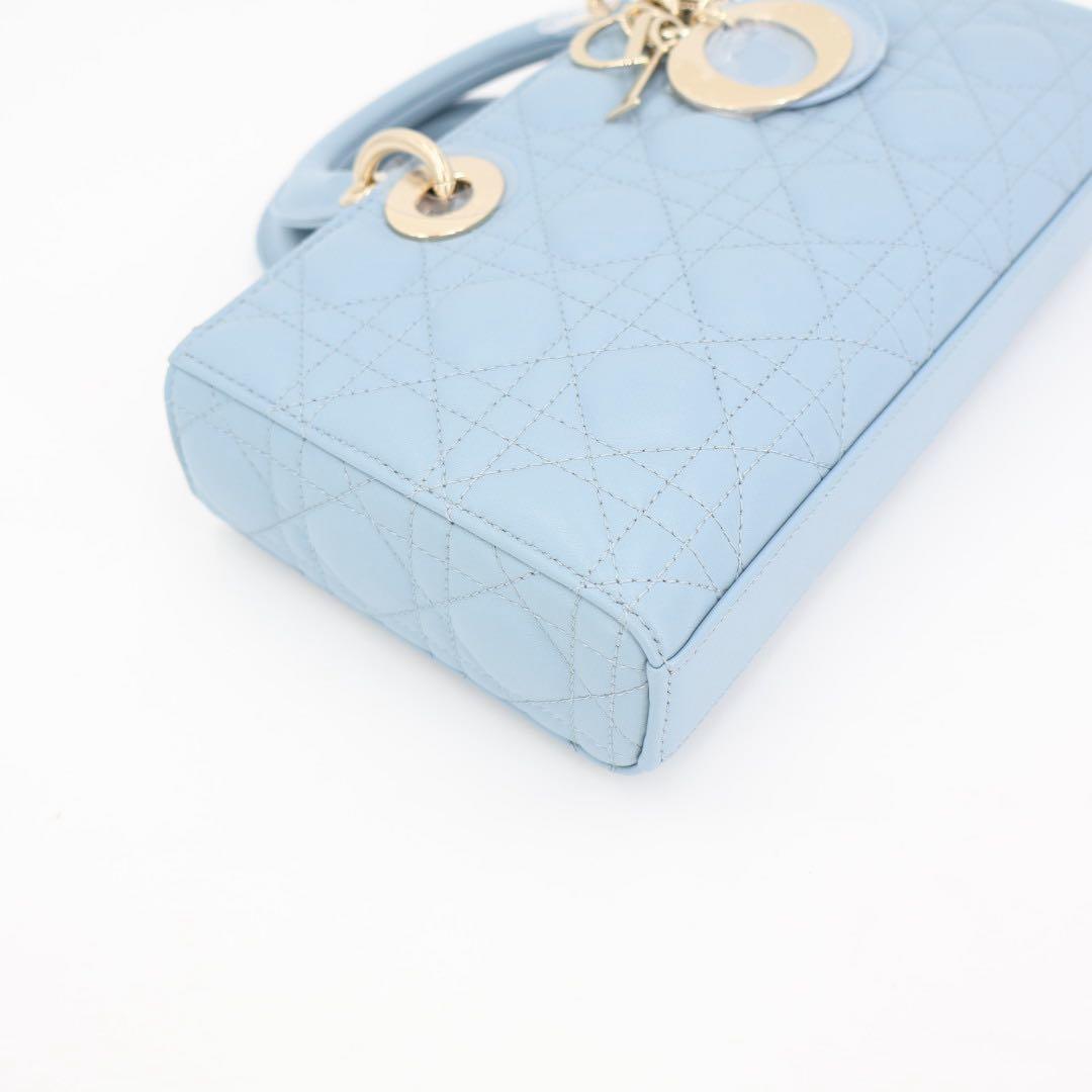 クリスチャンディオール Christian Dior レディディオール カナージュ 2WAY ハンドバッグ 美品