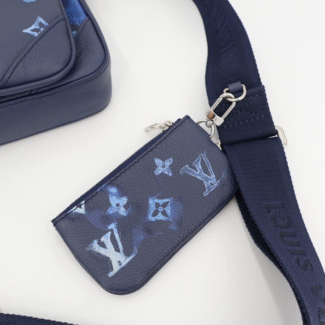 ルイヴィトン LOUIS VUITTON ウォーターカラー トリオ メッセンジャ M57840 メンズ ショルダーバッグ