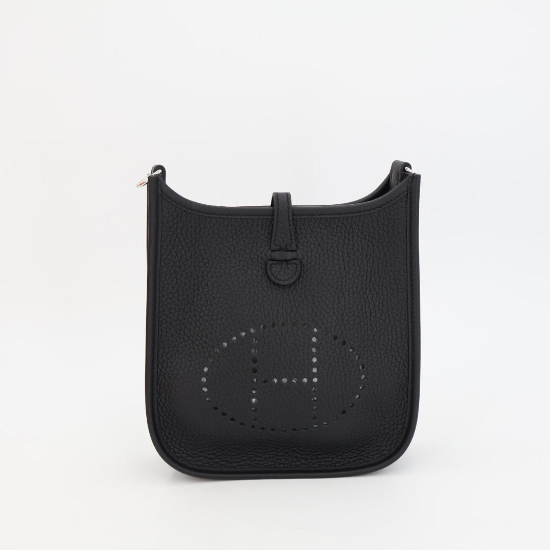 エルメス HERMES エヴリンTPM B刻 ブラック シルバー金具 トリヨンクレマンス レディース ショルダーバッグ 美品