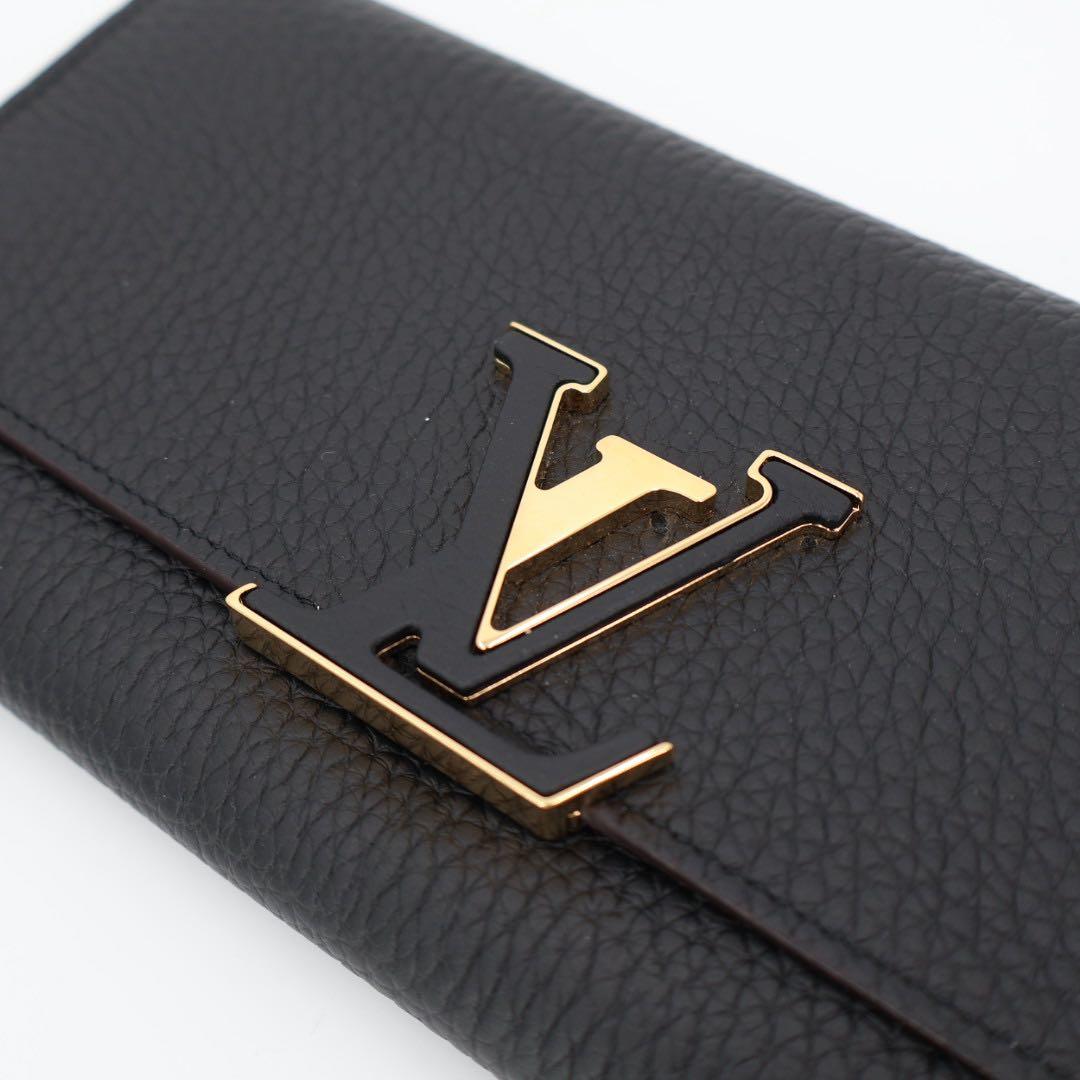 ルイヴィトン LOUIS VUITTON 長財布 ポルトフォイユ・カプシーヌ 　トリヨンレザー　マリーヌルージュ　M63739