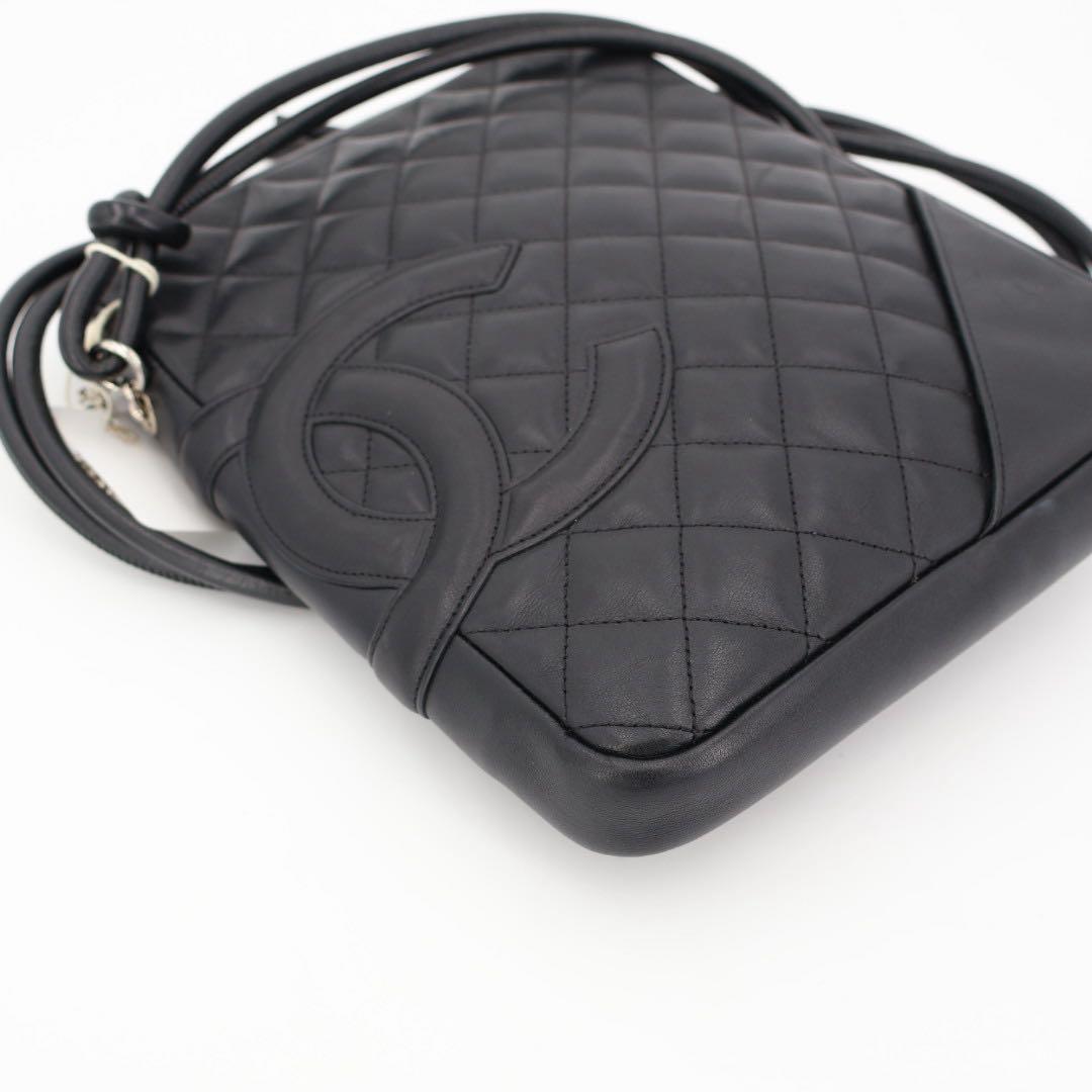 シャネル CHANEL カンボンライン スモールポシェットA 25177 レディース ショルダーバッグ