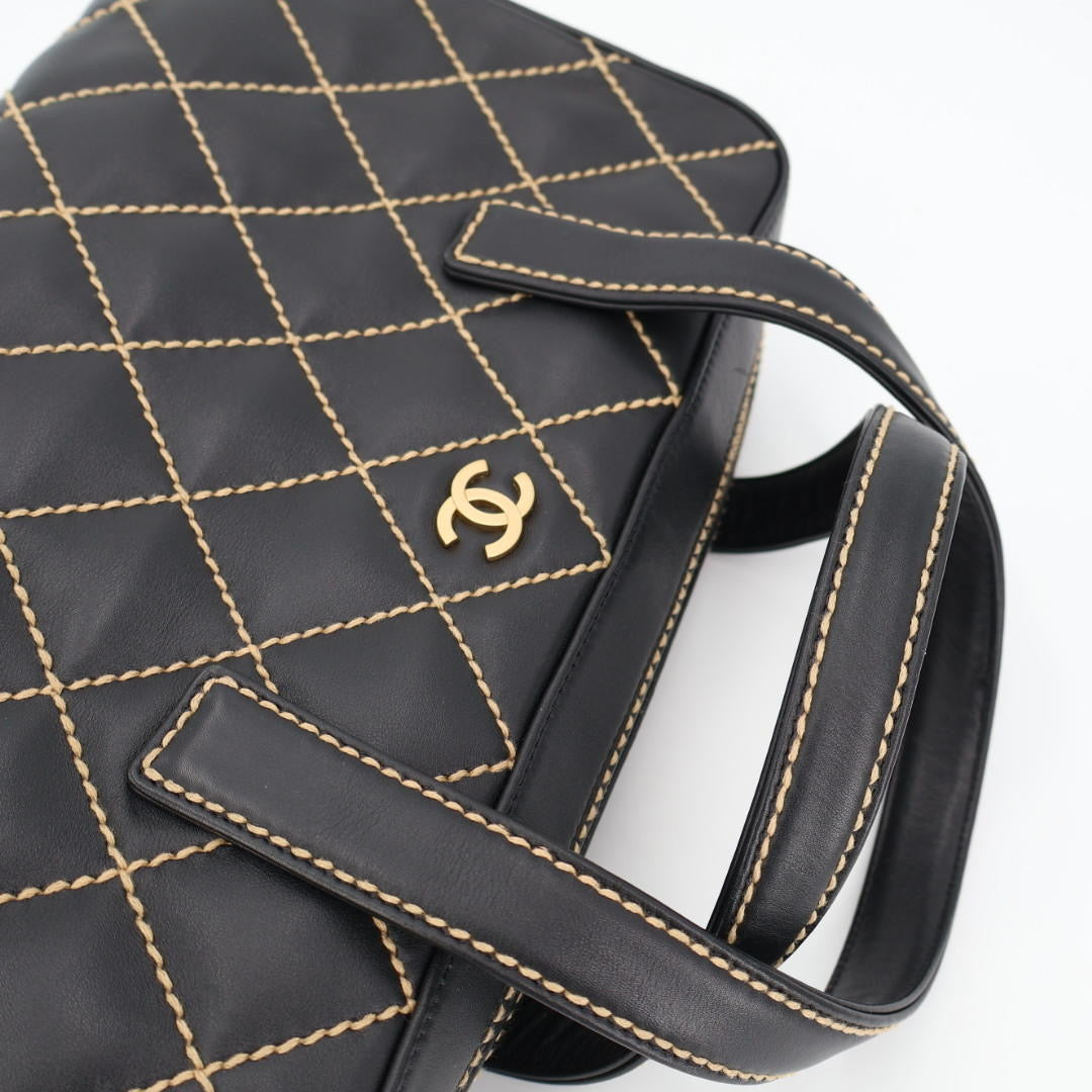シャネル CHANEL ワイルドステッチ トートバッグ レディース