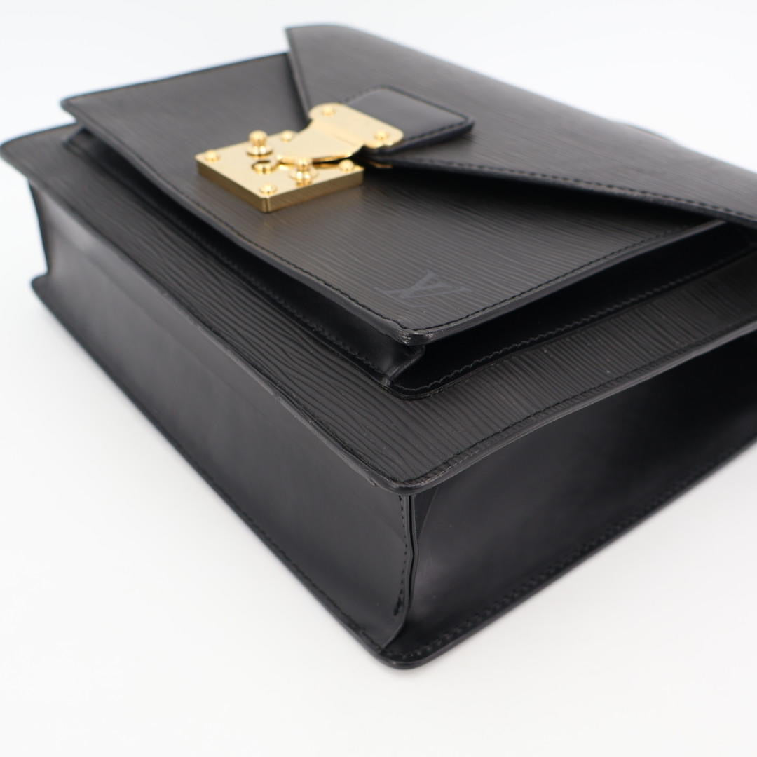 ルイヴィトン LOUIS VUITTON エピ モンソー ハンドバッグ ショルダーバッグ 2WAY M52122 ノワール ブラック レザー レディース
