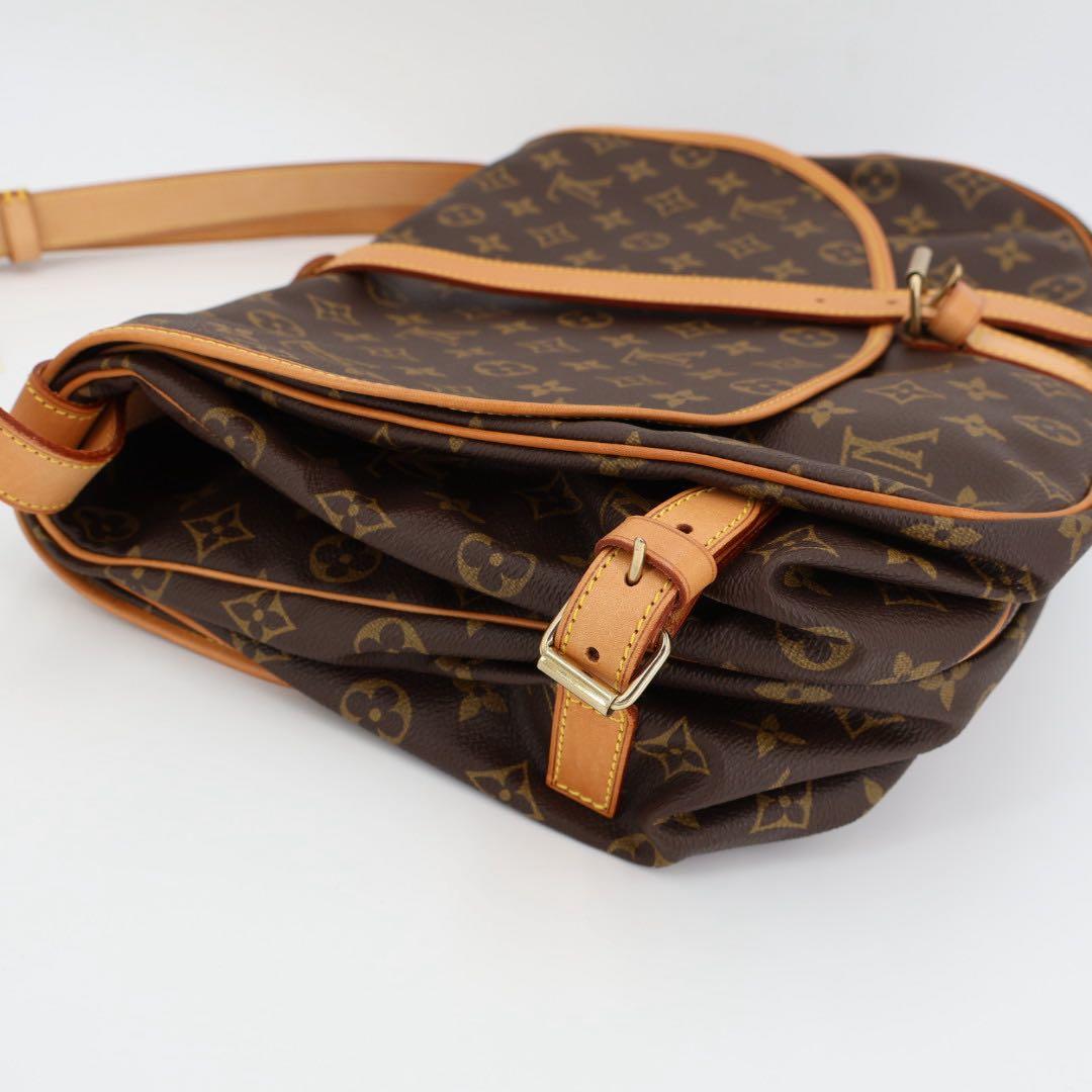 ルイヴィトン LOUIS VUITTON モノグラム ソミュール35 斜め掛け ショルダーバッグ