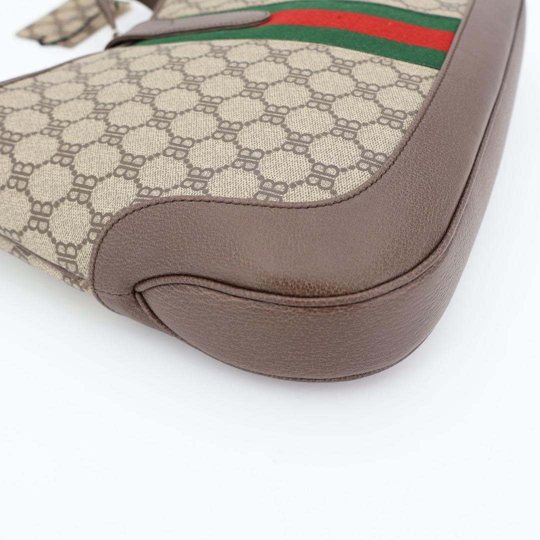 グッチ GUCCI グッチ×バレンシアガ ジャッキー シェリーライン ワンショルダーバッグ 2WAYバッグ 美品