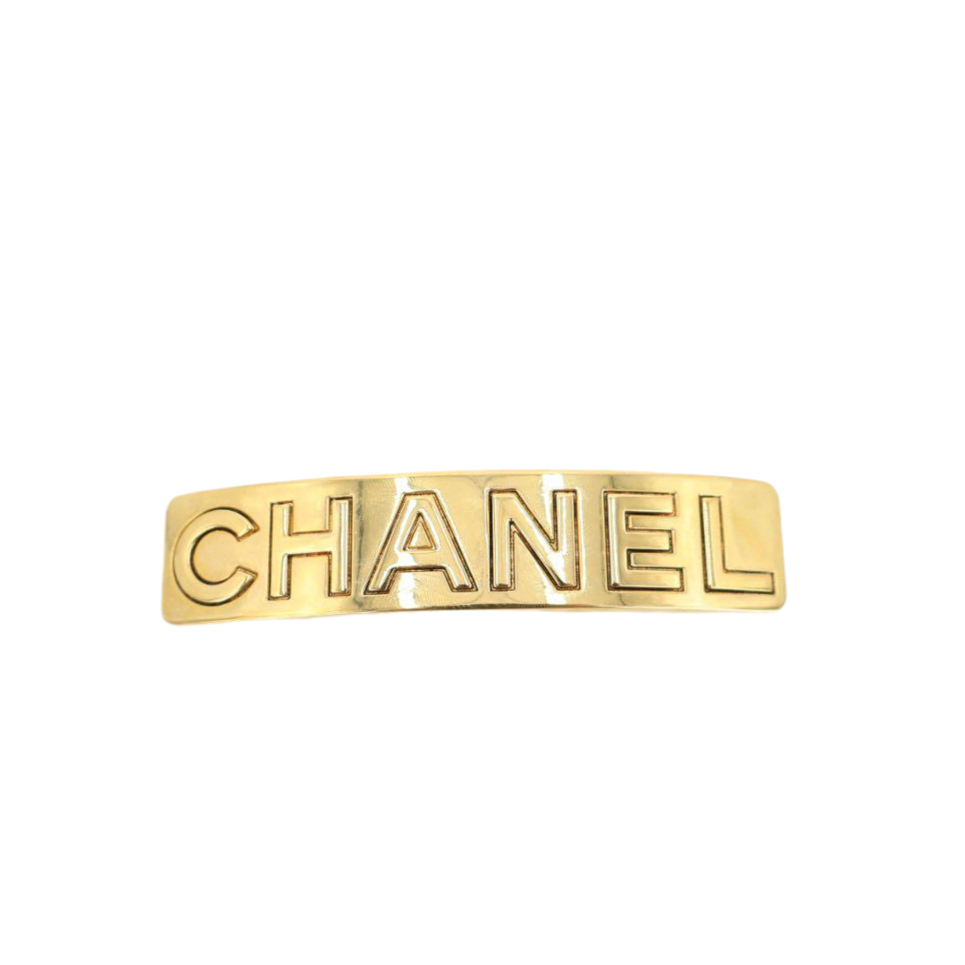 シャネル CHANEL シャネルロゴバレッタ バレッタ メタル
