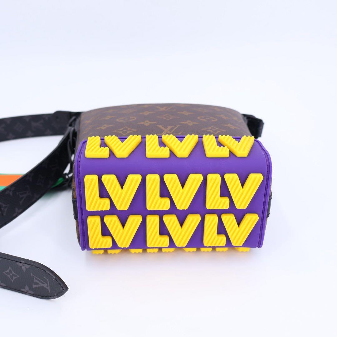 ルイヴィトン LOUIS VUITTON M57966 モノグラムxモノグラム･エクリプスxラバー クルーザー･メッセンジャー バッグ 美品
