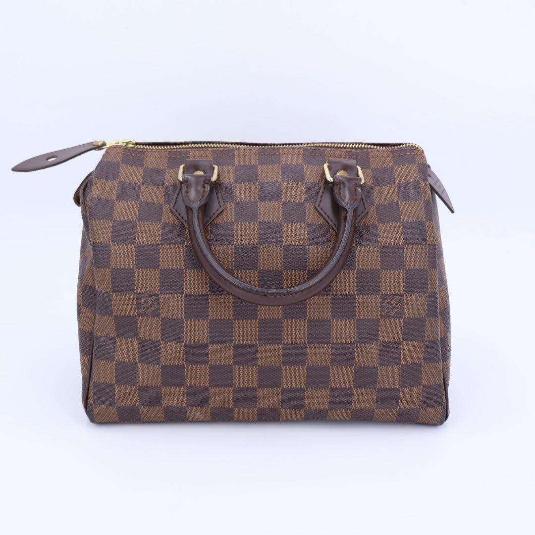 ルイ ヴィトン LOUIS VUITTON ダミエ スピーディ 30 ハンド バッグ エベヌ N41531 ブラウン ゴールド 金具 Speedy 25