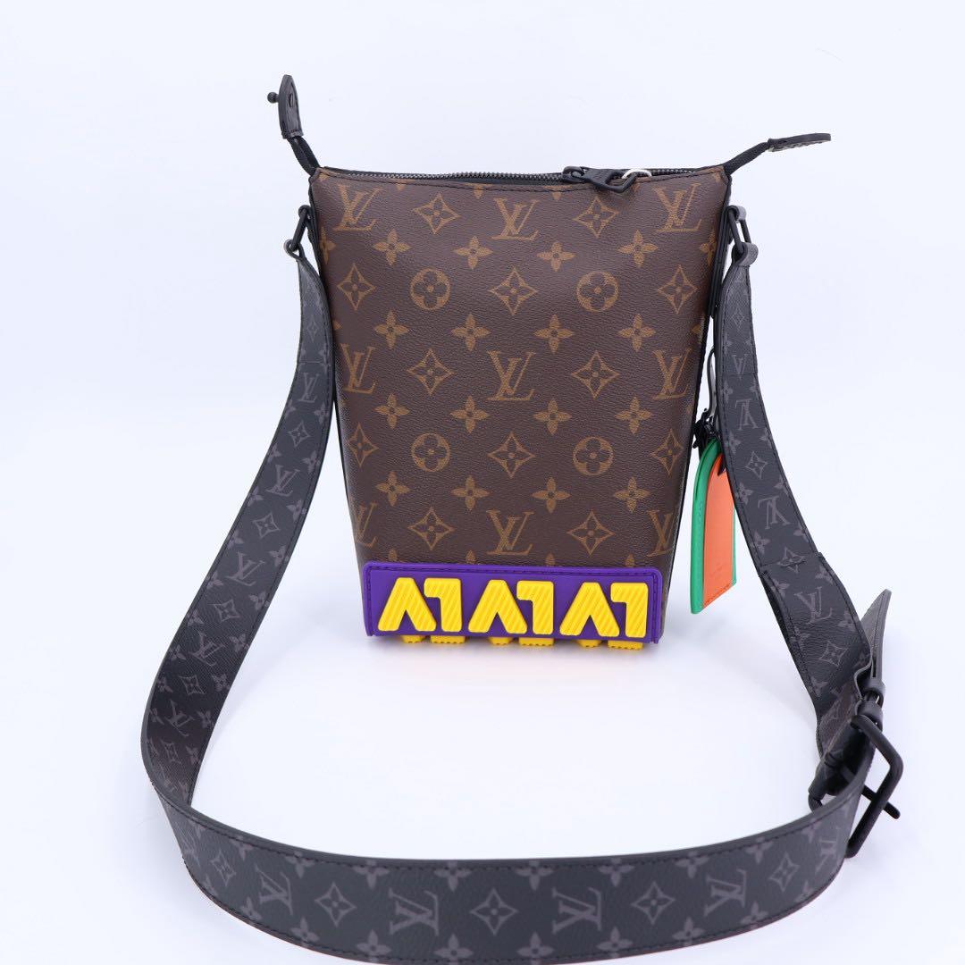 ルイヴィトン LOUIS VUITTON M57966 モノグラムxモノグラム･エクリプスxラバー クルーザー･メッセンジャー バッグ 美品