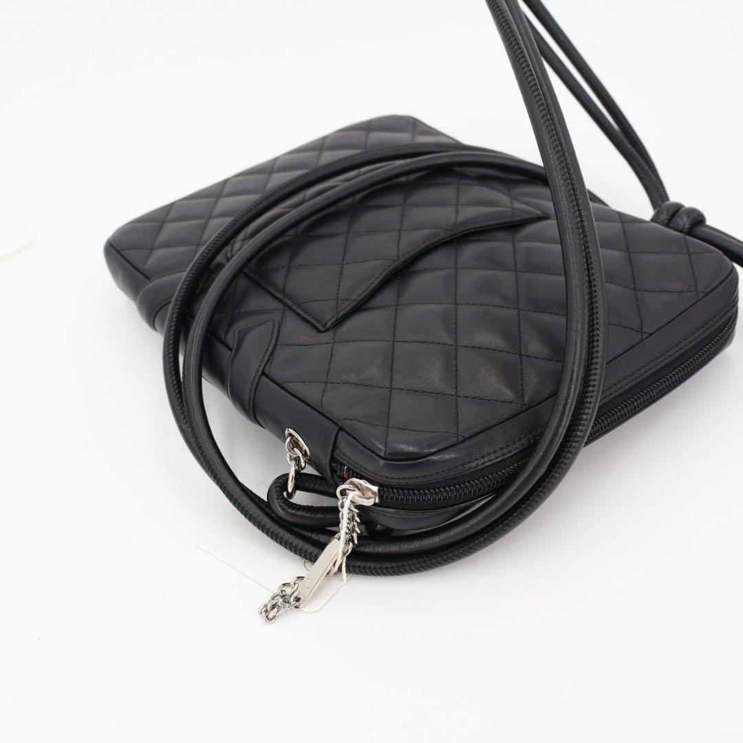 シャネル CHANEL カンボンライン スモールポシェットA 25177 レディース ショルダーバッグ