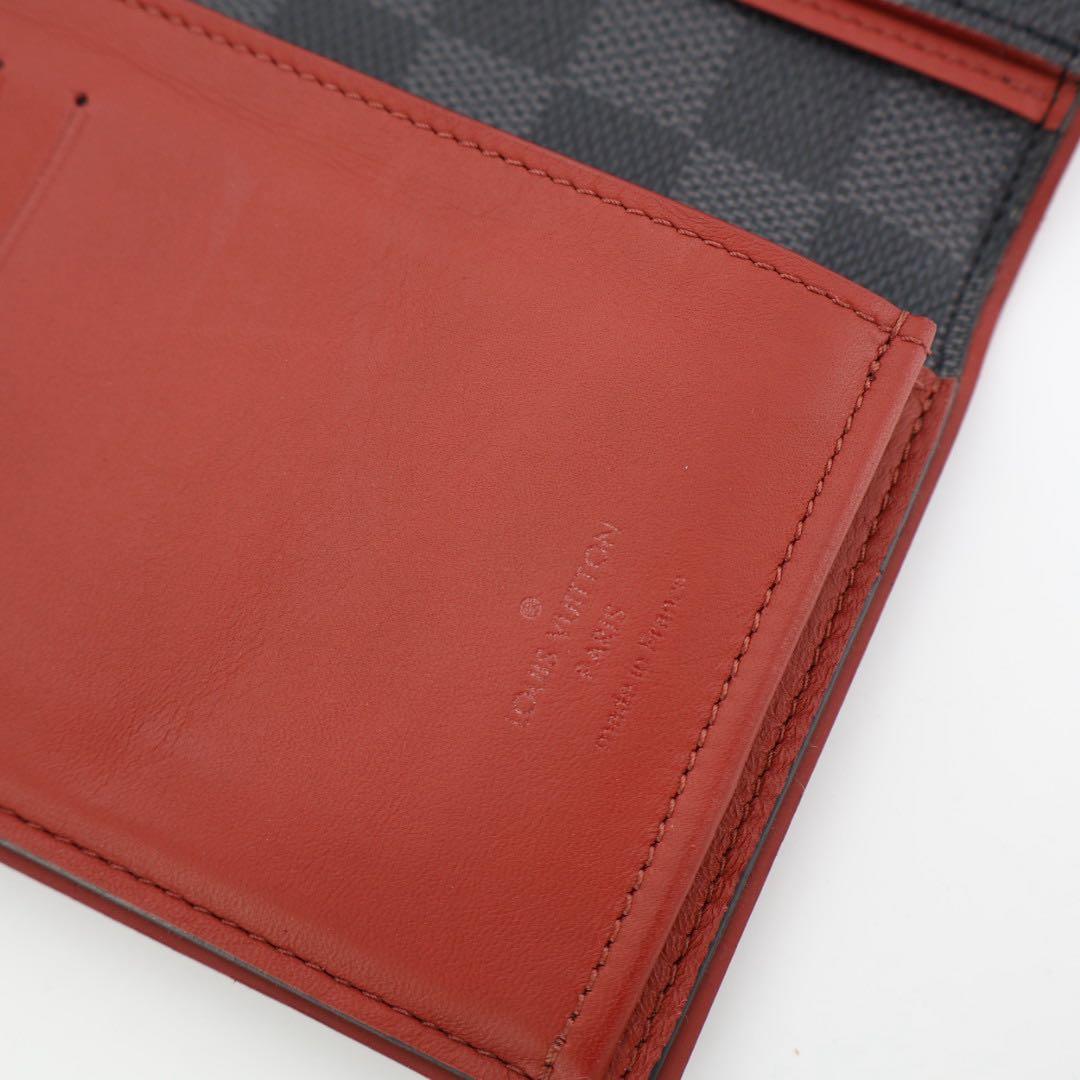 ルイヴィトン LOUIS VUITTON ポルトフォイユ・プラザ ダミエコバルト ロングウォレット 二つ折り財布 グレー/ブラック M63254
