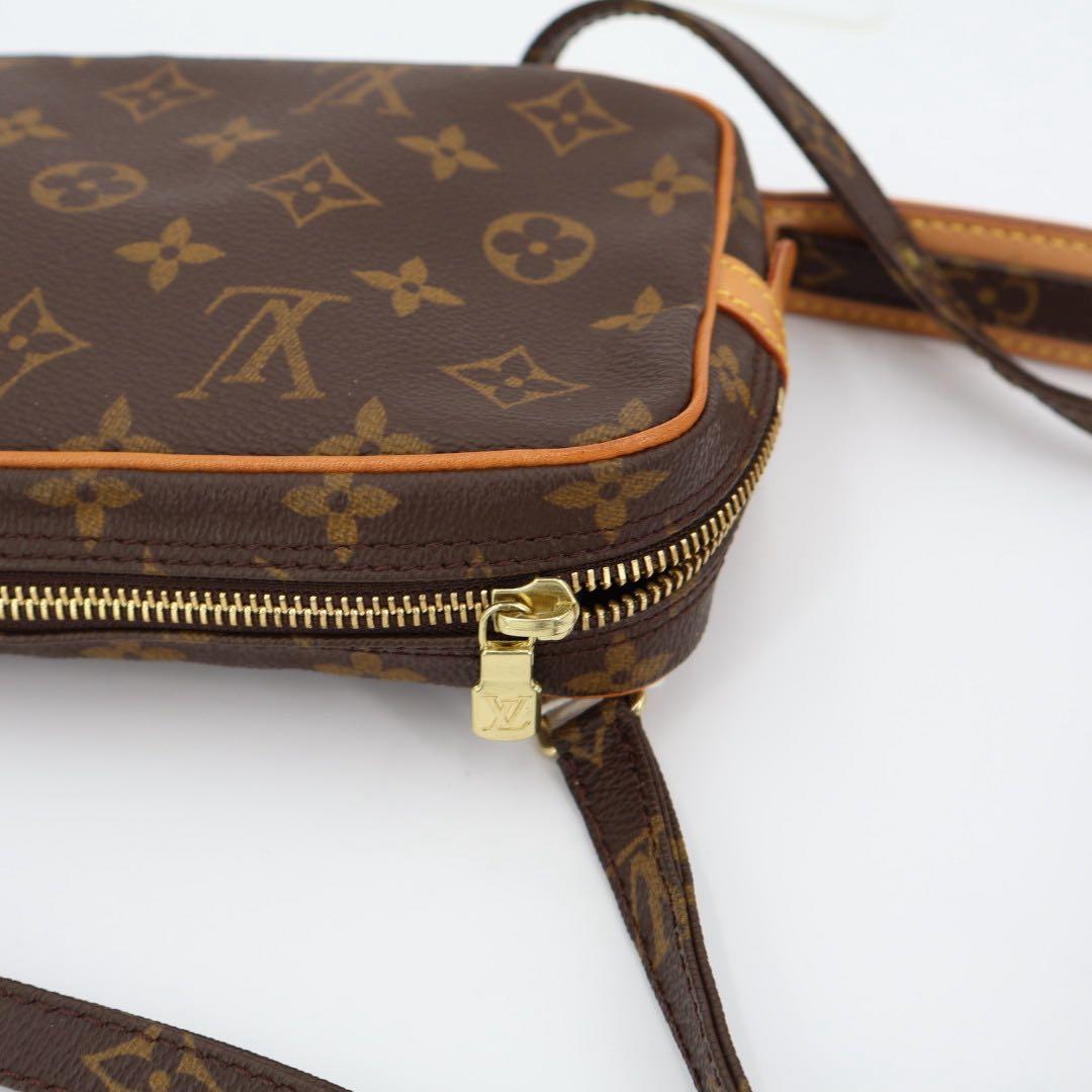 ルイ・ヴィトン LOUIS VUITTON モノグラム マルリーバンドリエール M51828 ブラウン PVC ショルダーバッグ