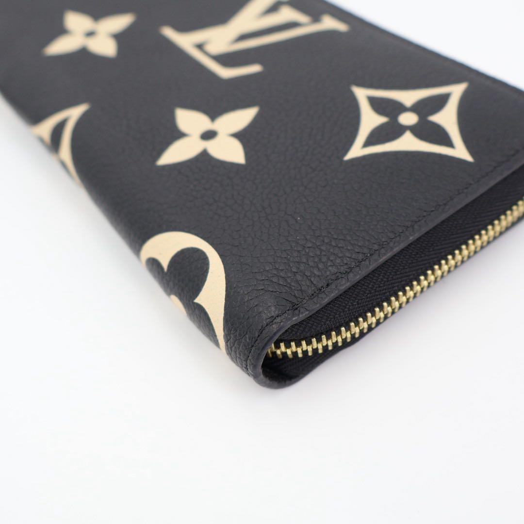 ルイヴィトン LOUIS VUITTON バイカラー モノグラム アンプラント ジッピー ウォレット レデ