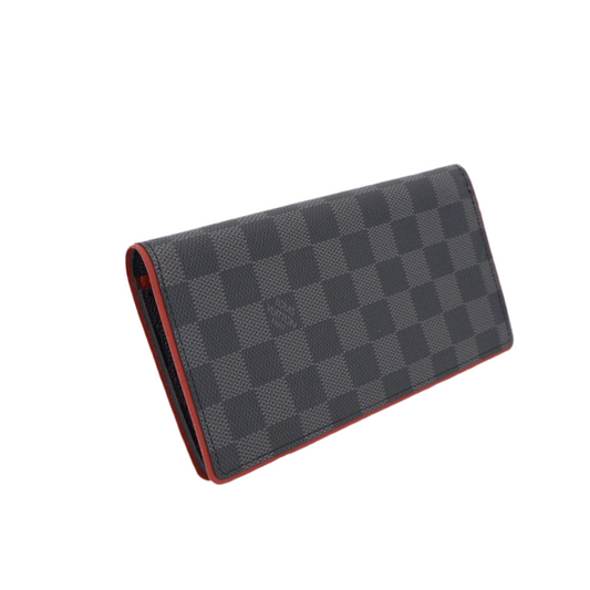 ルイヴィトン LOUIS VUITTON ポルトフォイユ・プラザ ダミエコバルト ロングウォレット 二つ折り財布 グレー/ブラック M63254