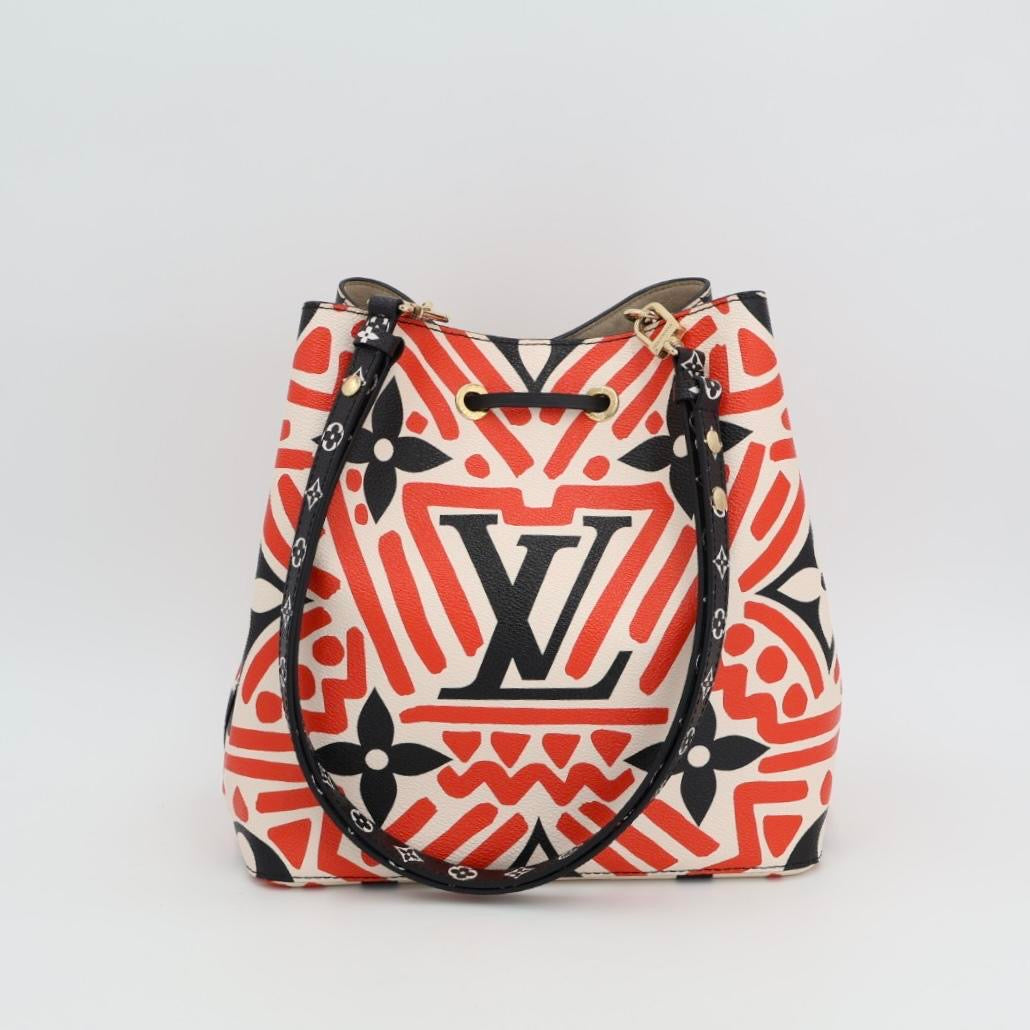 ルイヴィトン【LOUIS VUITTON】M45362 ネオノエ クラフティ 幾何学模様 ドローストリング 2WAY 巾着型 LV NEO NOE
