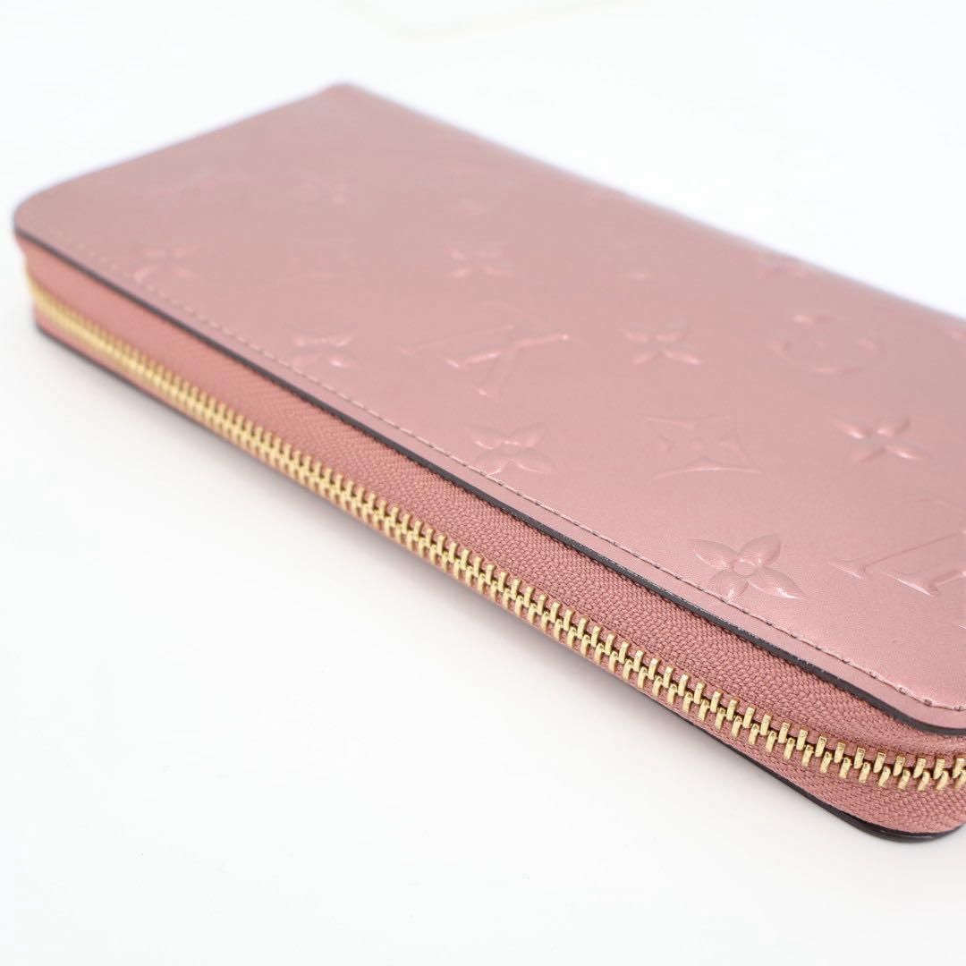 ルイヴィトン LOUIS VUITTON ジッピーウォレット 長財布 M91599 ヴェルニ ローズヴェルール