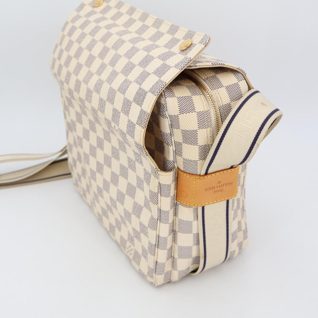 ルイ ヴィトン LOUIS VUITTON ダミエ アズール ナヴィグリオ N51189 ユニセックス ショルダーバッグ