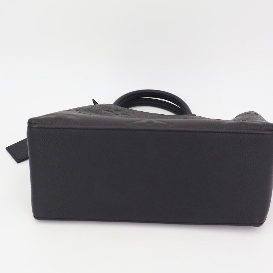 ルイヴィトン LOUIS VUITTON プティパレPM 2WAY ハンドバッグ モノグラムアンプラント レザー ショルダーバッグ ブラック M58916