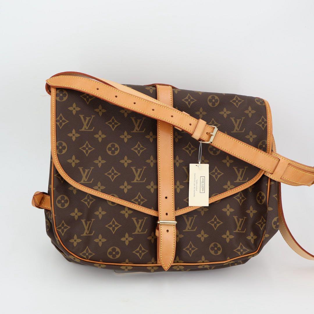 ルイヴィトン LOUIS VUITTON モノグラム ソミュール35 斜め掛け ショルダーバッグ