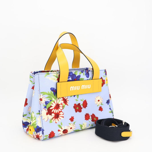 ミュウミュウ　ＭIUMIU　カナパ　エブリウェア　フラワーブーケ　花柄　日本限定