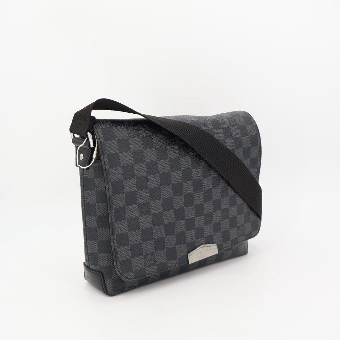 ルイ・ヴィトン LOUIS VUITTON N40349 ダミエ・グラフィット 斜め掛け ディストリクト PM NV2 ショルダーバッグ