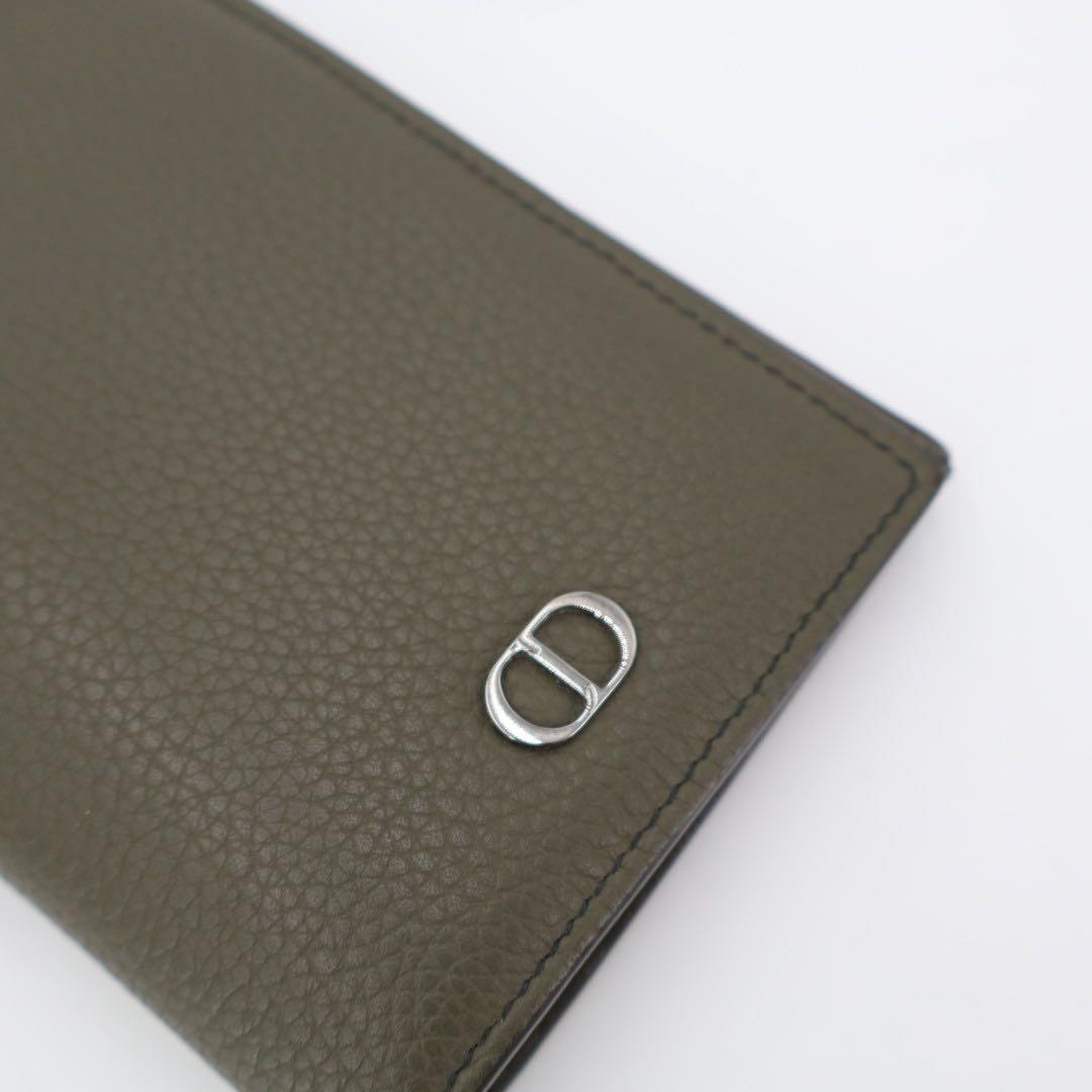 クリスチャンディオール Christian Dior バーティカルロングウォレット　ベージュ　レザー2ESBC002CDI　長財布