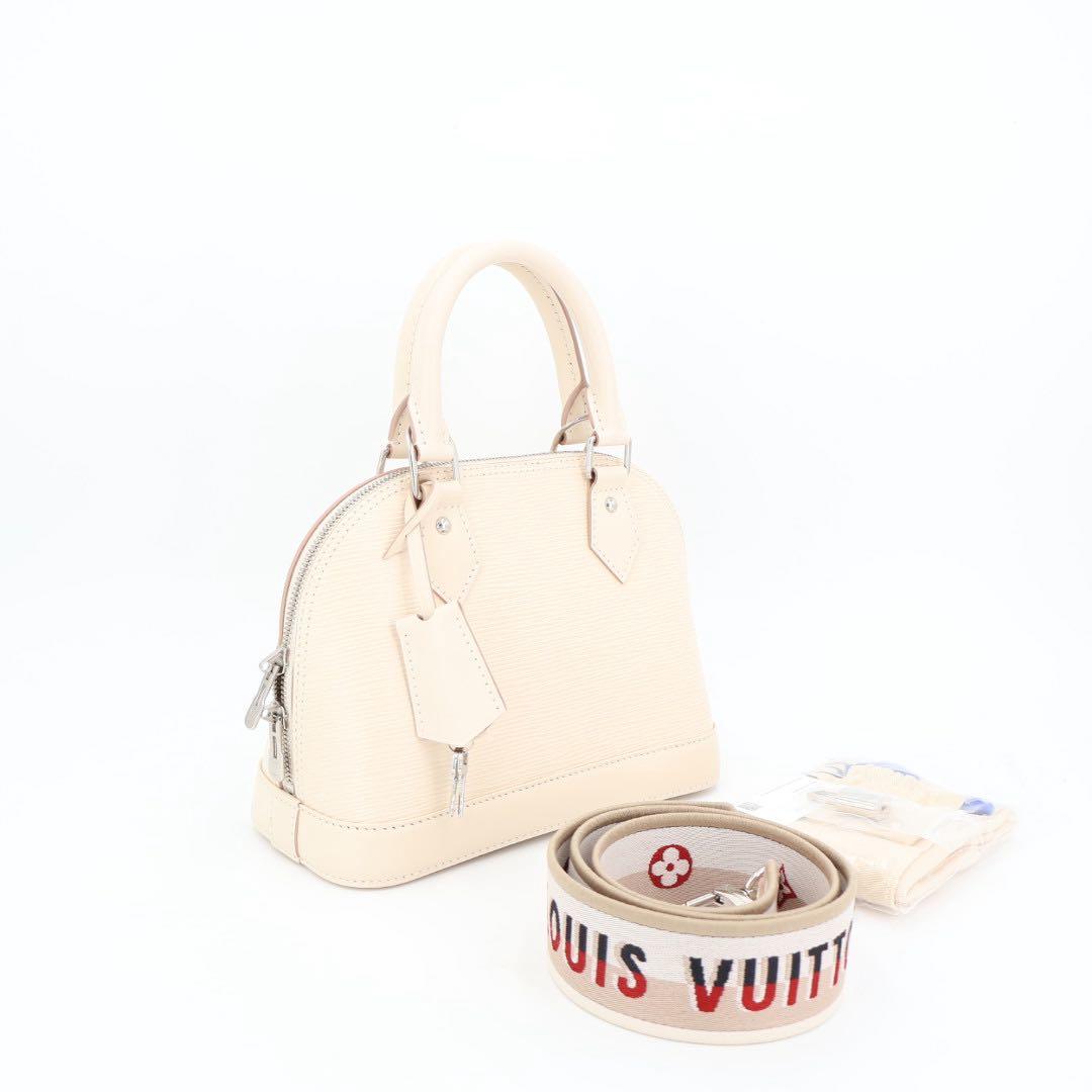 ルイ・ヴィトン LOUIS VUITTON レディース エピ アルマ BB ホワイト ハンドバッグ 美品