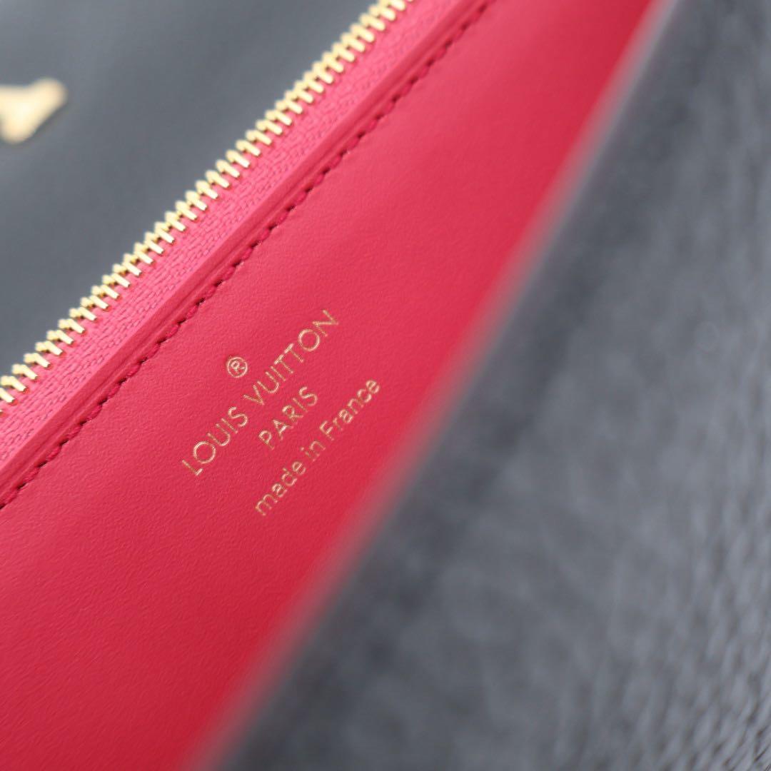 ルイヴィトン LOUIS VUITTON 長財布 ポルトフォイユ・カプシーヌ 　トリヨンレザー　マリーヌルージュ　M63739