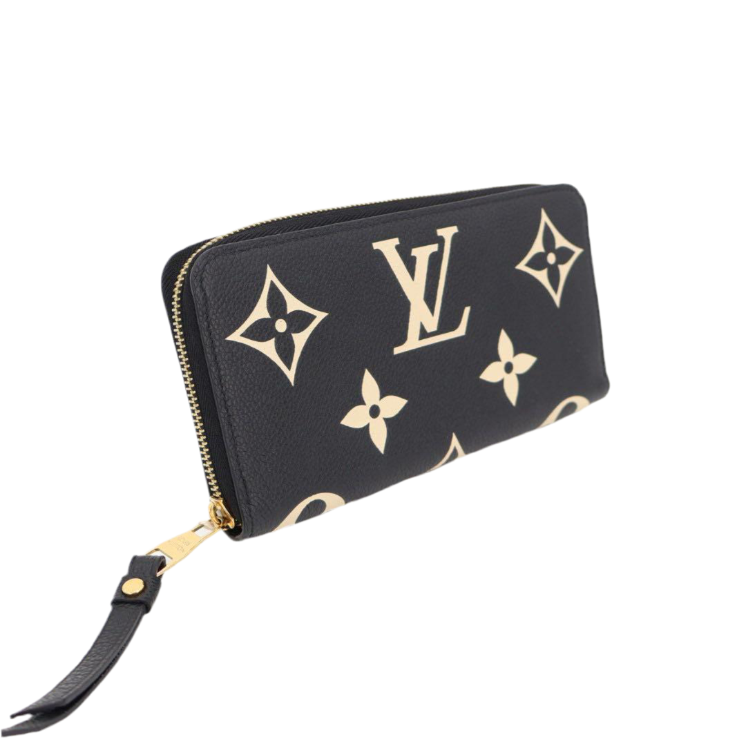 ルイヴィトン LOUIS VUITTON バイカラー モノグラム アンプラント ジッピー ウォレット レデ