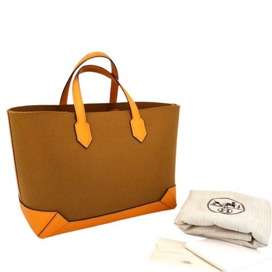 エルメス HERMES マキシボックスカバ 30 トートバッグ X刻印