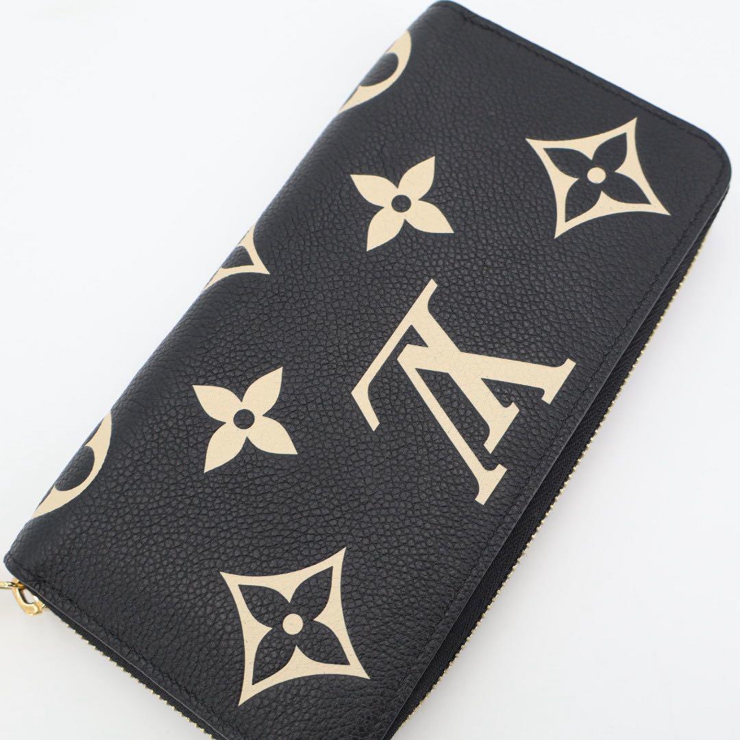 ルイヴィトン LOUIS VUITTON バイカラー モノグラム アンプラント ジッピー ウォレット レデ