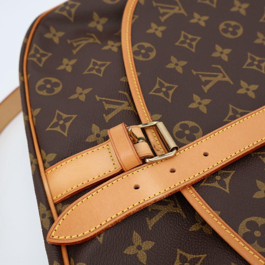 ルイヴィトン LOUIS VUITTON モノグラム ソミュール35 斜め掛け ショルダーバッグ