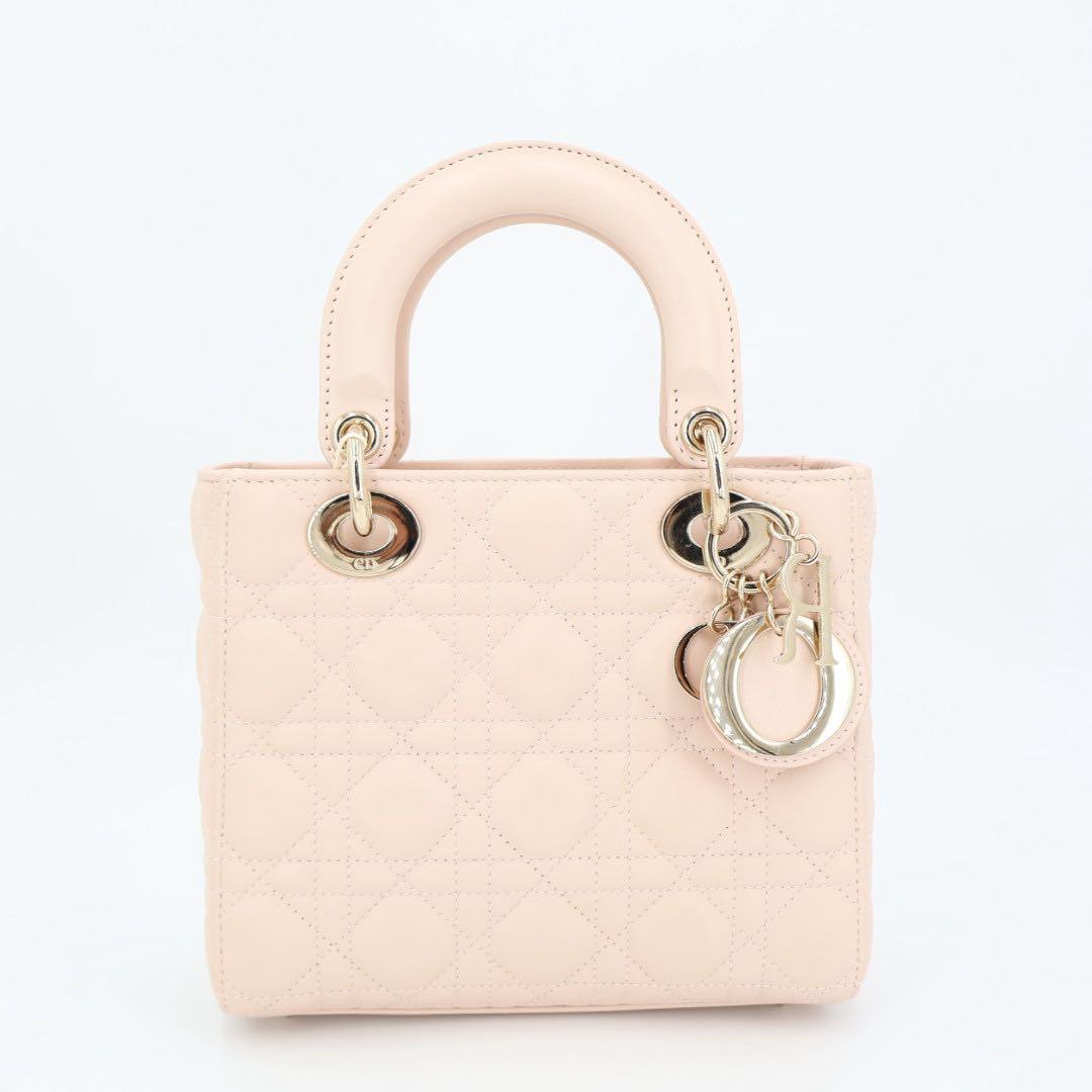 クリスチャンディオール Christian Dior カナージュ レディディオール ハンドバッグ 2WAY ショルダーバッグ 美品