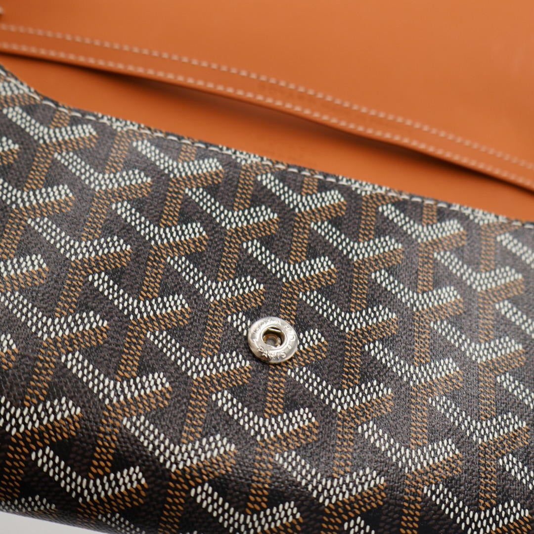 ゴヤール GOYARD モンテカルロPM ショルダーバッグ クラッチバッグ ブラウン