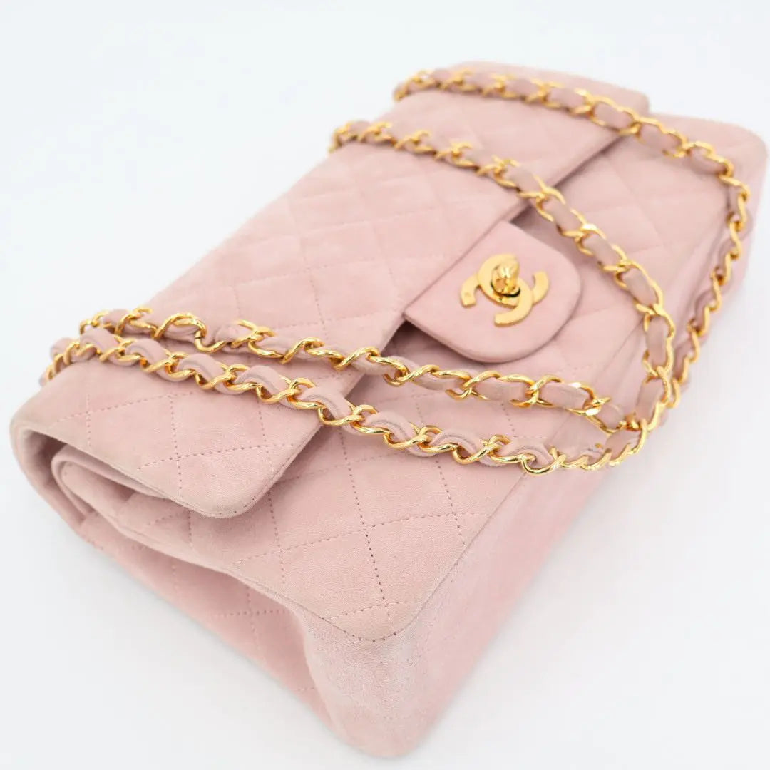 シャネル CHANEL マトラッセ25 ココマーク Wフラップ チェーンショルダーバッグ