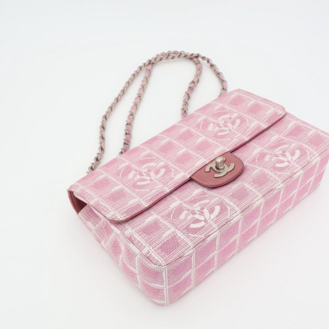 シャネル CHANEL Wチェーンショルダー ニュートラベルライン ショルダーバッグ