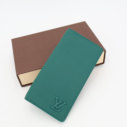 ルイヴィトン LOUIS VUITTON ポルトフォイユブラザ 長財布 グリーン