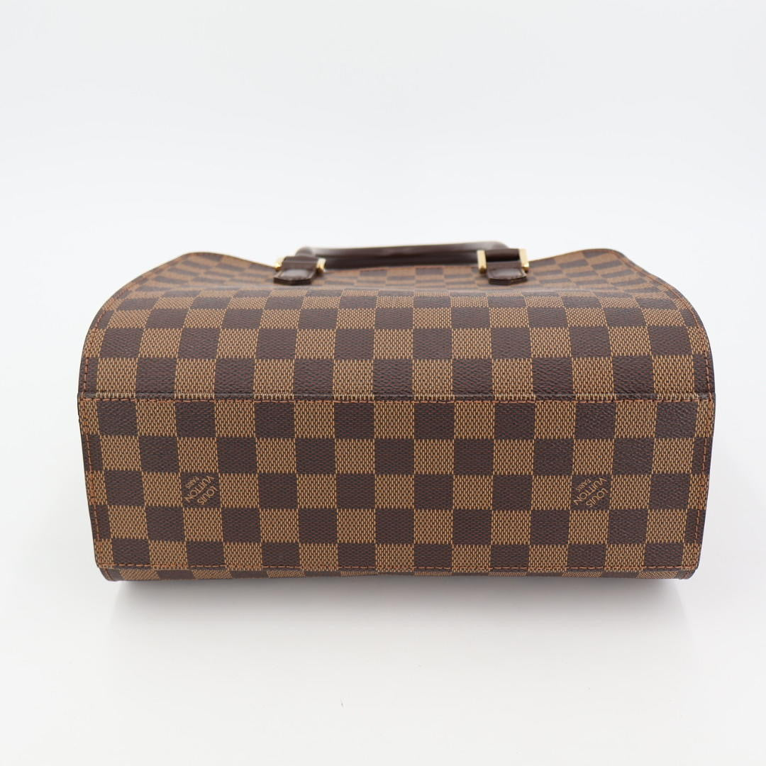ルイヴィトン LOUIS VUITTON N51155 トリアナ ハンドバッグ 茶 ブラウン ダミエキャンバス