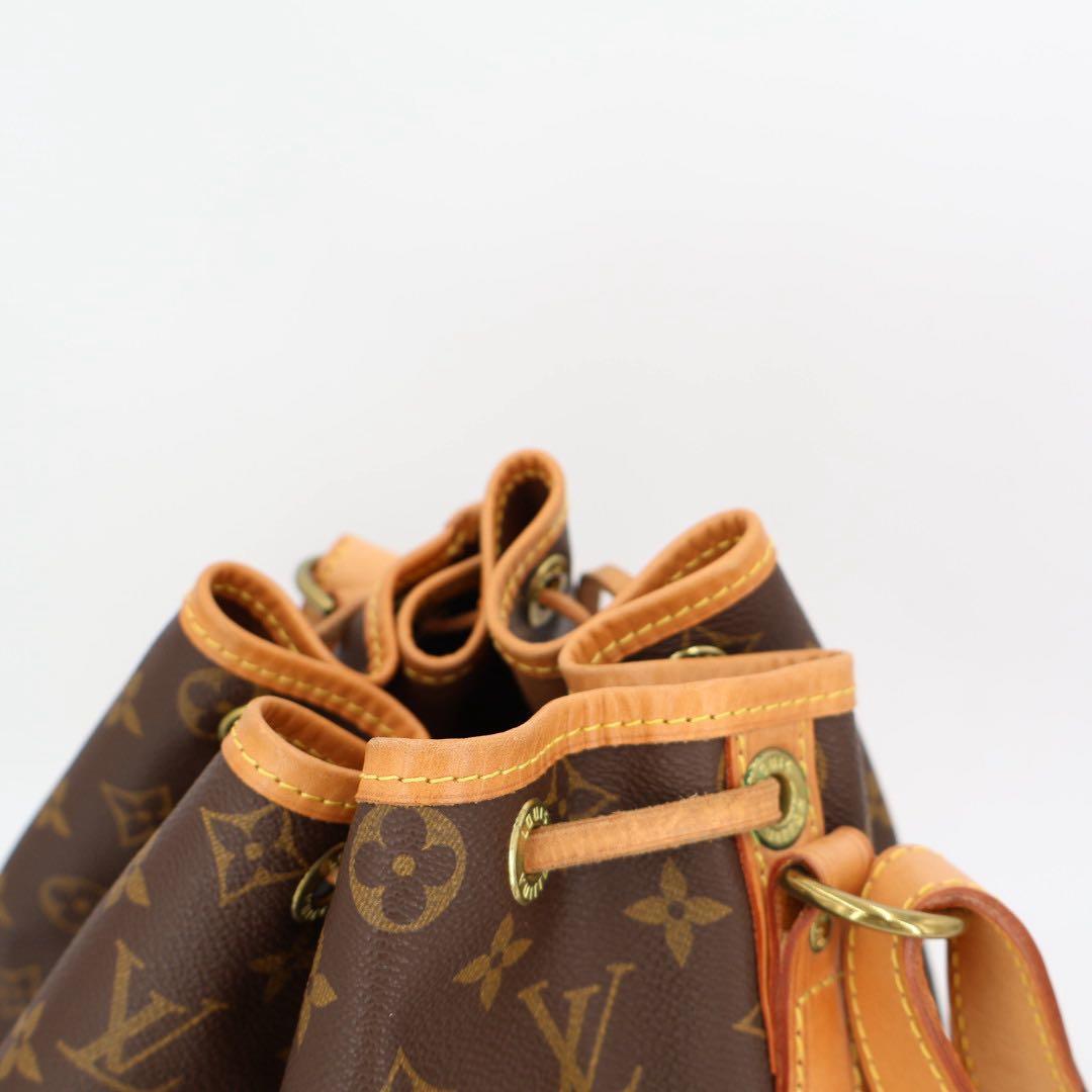 ルイ・ヴィトン LOUIS VUITTON モノグラム ノエ M42224 ブラウン PVC ショルダーバッグ