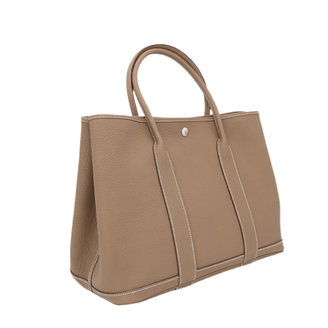エルメス HERMES ガーデンパーティMM ネゴンダ エトゥープ シルバー金具