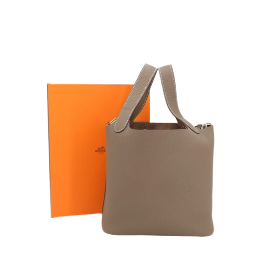 エルメス HERMES ﾋﾟｺﾀﾝﾛｯｸPM ﾄﾘﾖﾝｸﾚﾏﾝｽ G金具 W刻 ｴﾄｩｰﾌﾟ